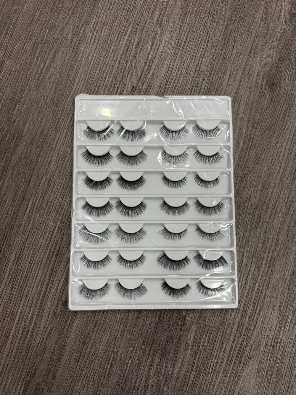 Set of 14 Black False Eyelash Pairs